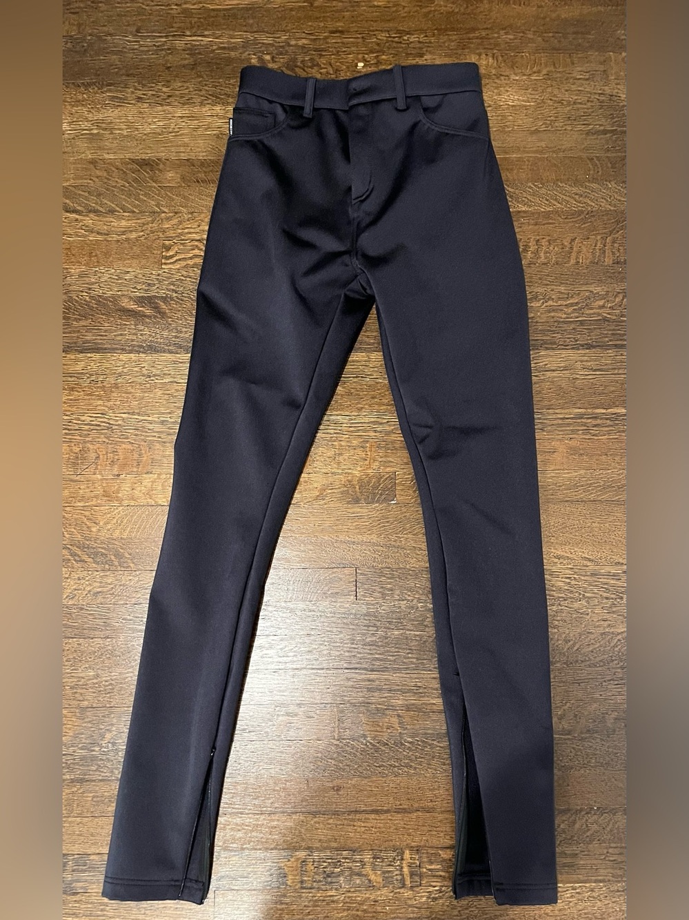 Balenciaga Black Womens Athletic Cut Bonded Spandex Pant Leggings. Size 34